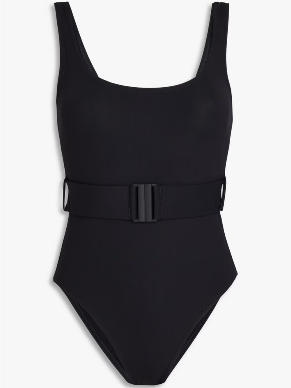 Zimmermann Black Belted Scoop One-Piece Swimsuit Size 1/4-6
